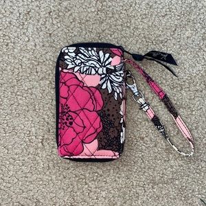 rare ‘Mocha Rouge’ Vera Bradley wristlet